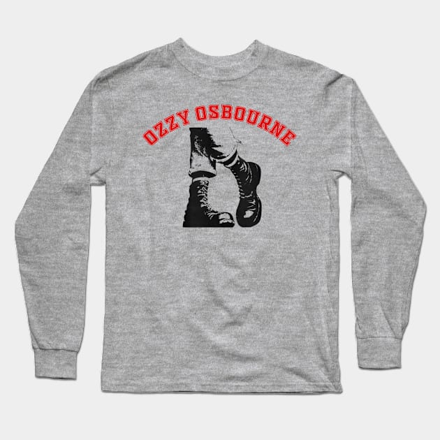 Boots Ozzy Osbourne Long Sleeve T-Shirt by Lulabyan